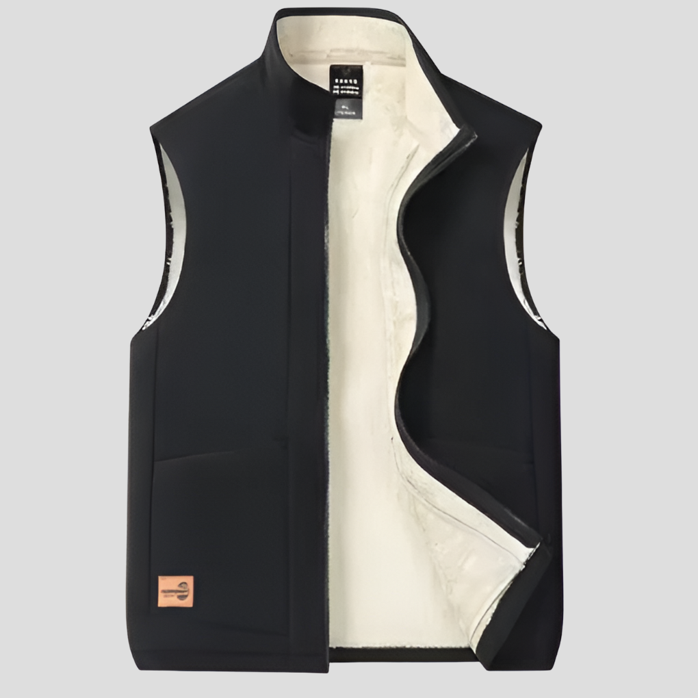 Men’s Lined Winter Vest – Warm and Stylish