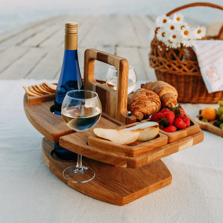 Foldable Wine Table – Enjoy Wine Anywhere