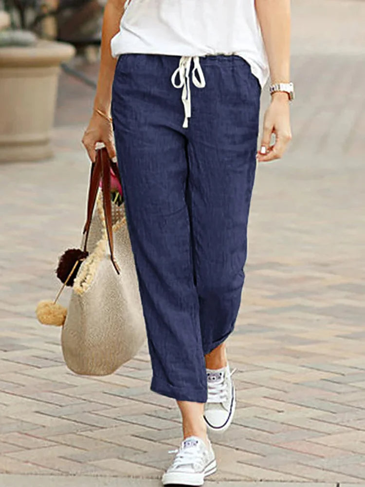 Elegant Cropped Trousers for Women