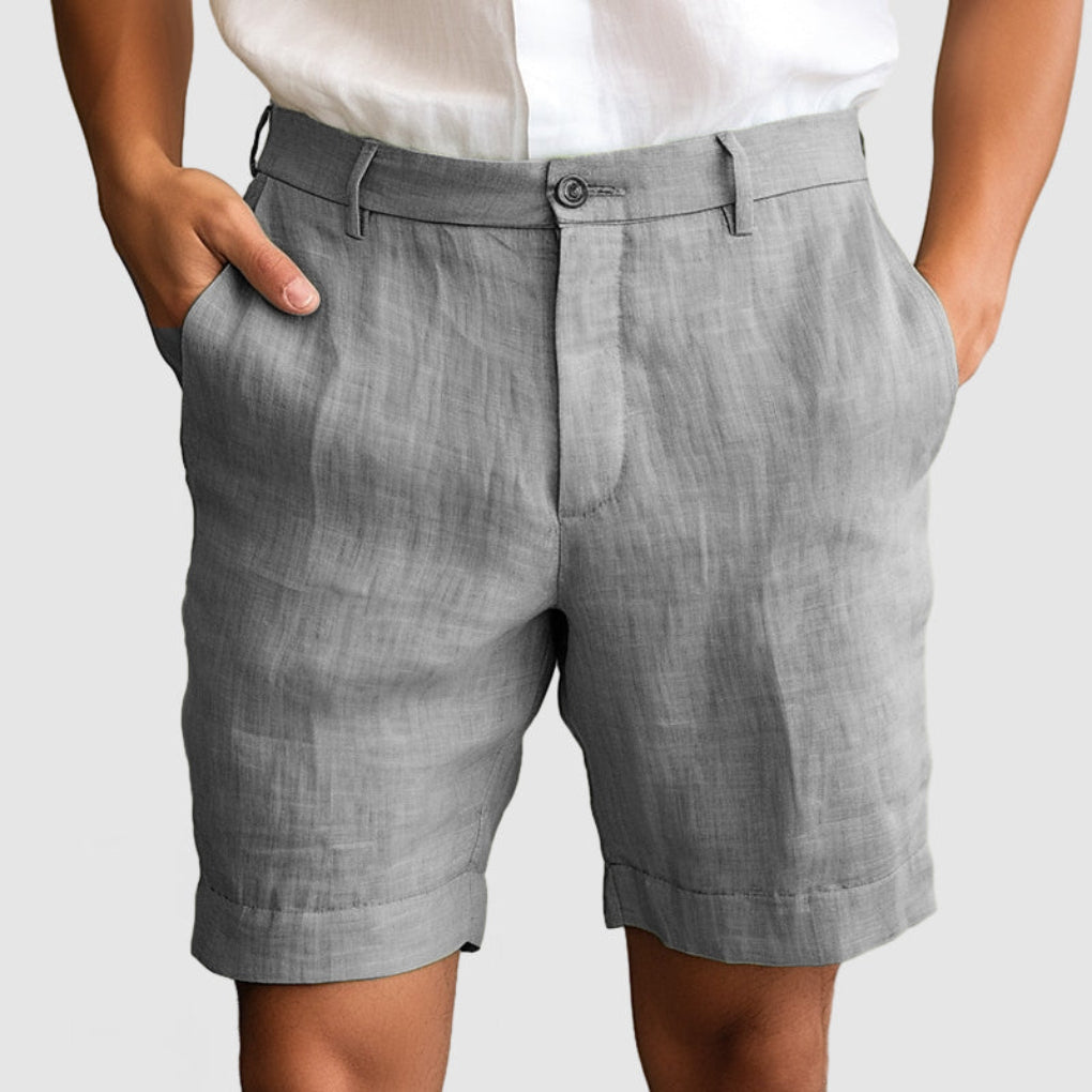 Men's Casual Cotton Linen Shorts