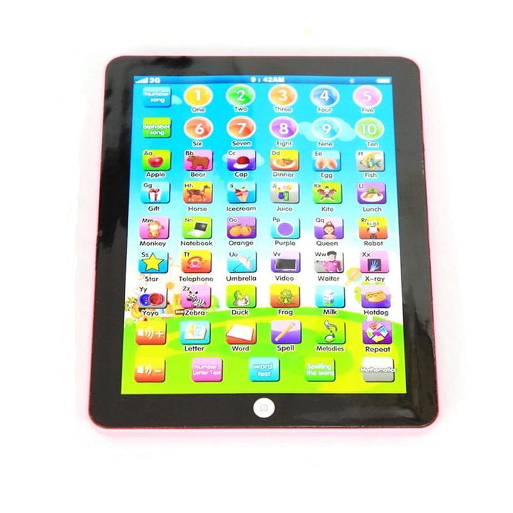 Interactive Learning Tablet for Children with Sounds, Colours and Quiz Function – 7.5 Inches
