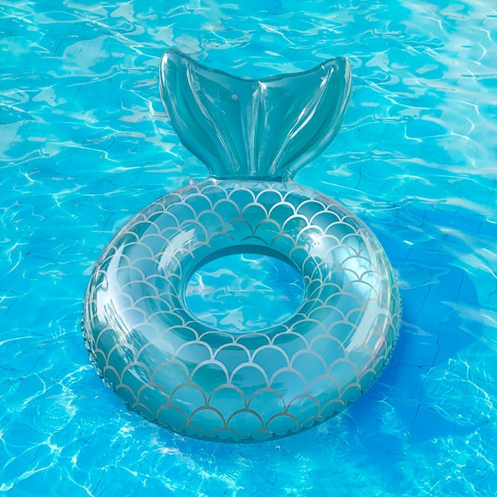 Inflatable Mermaid Shell Float – Ergonomic Design with Pillow