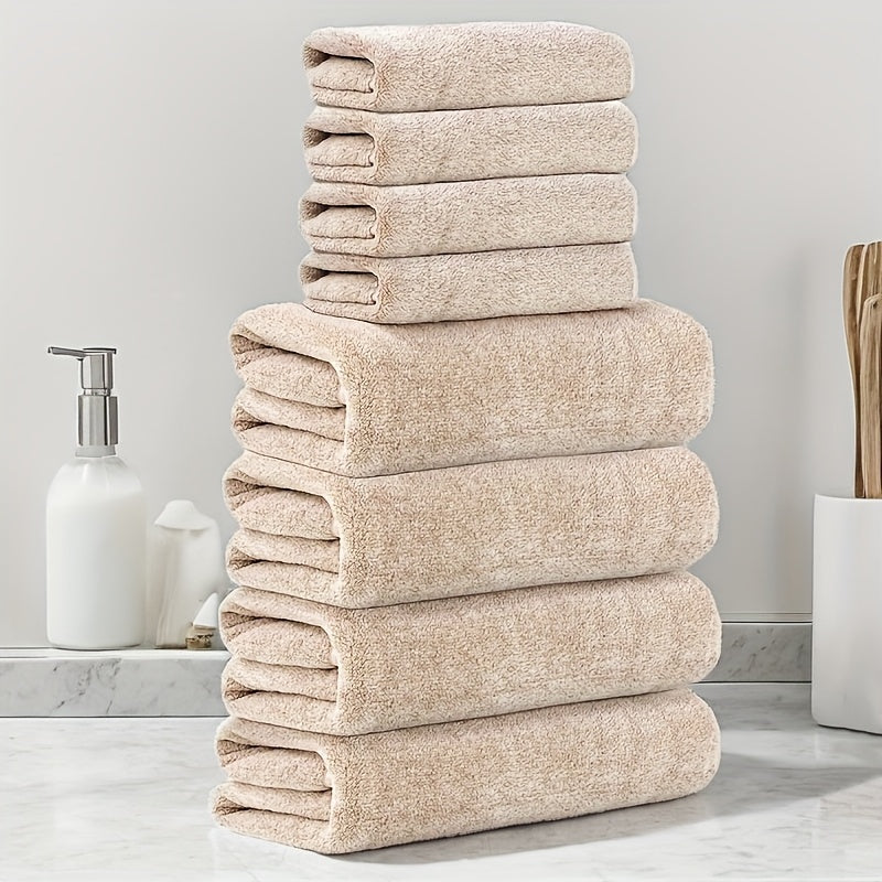 Coral Velvet Towel Set – Absorbent and Quick-Drying