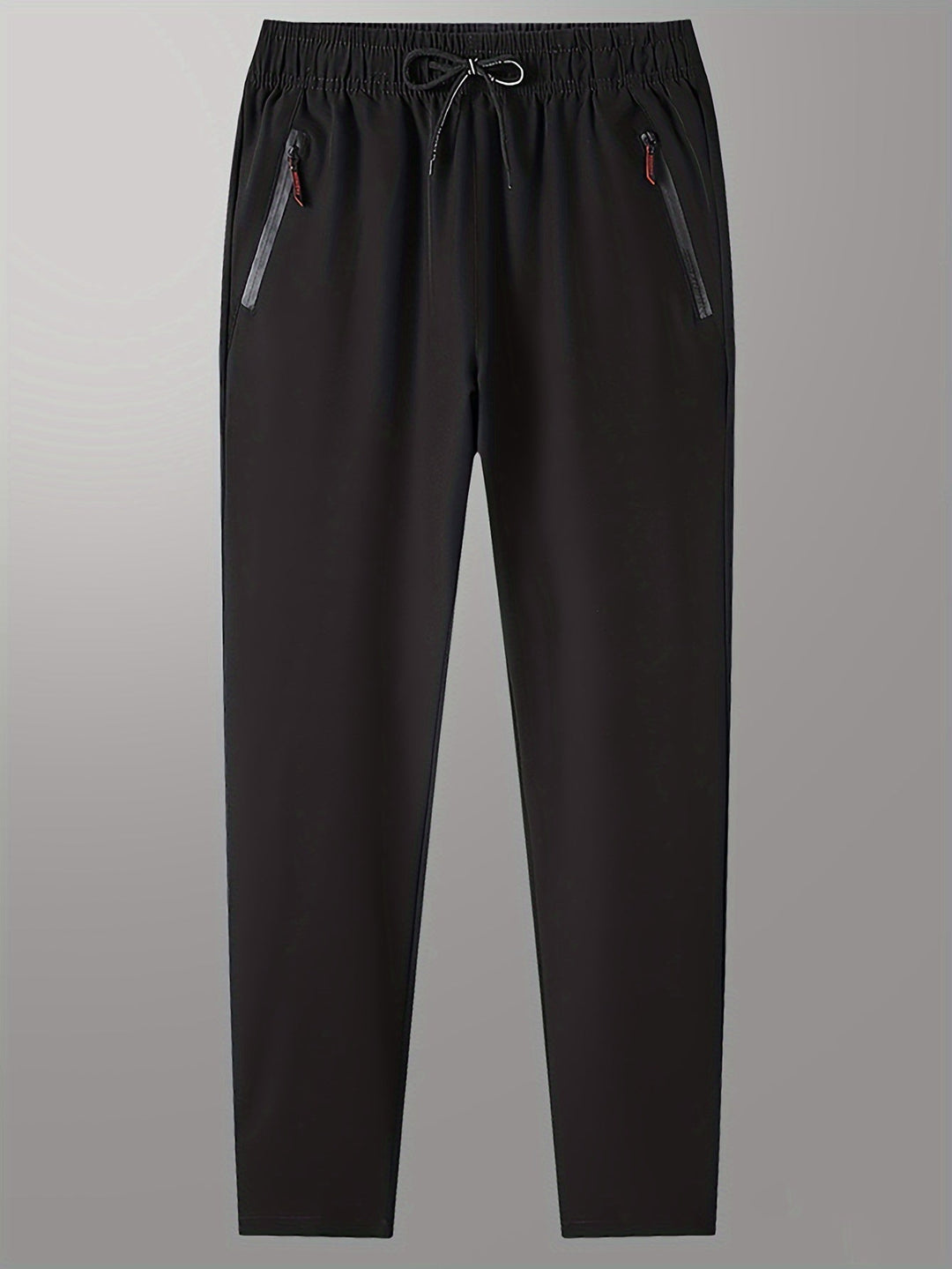 Plain Joggers with Zip Details - Milan
