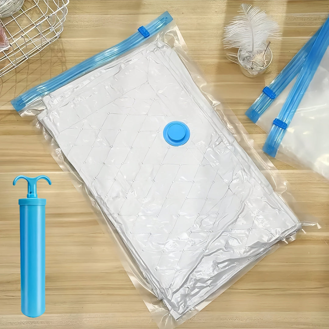 Extra Large Vacuum Storage Bag Set – Reusable, Waterproof and Space-Saving