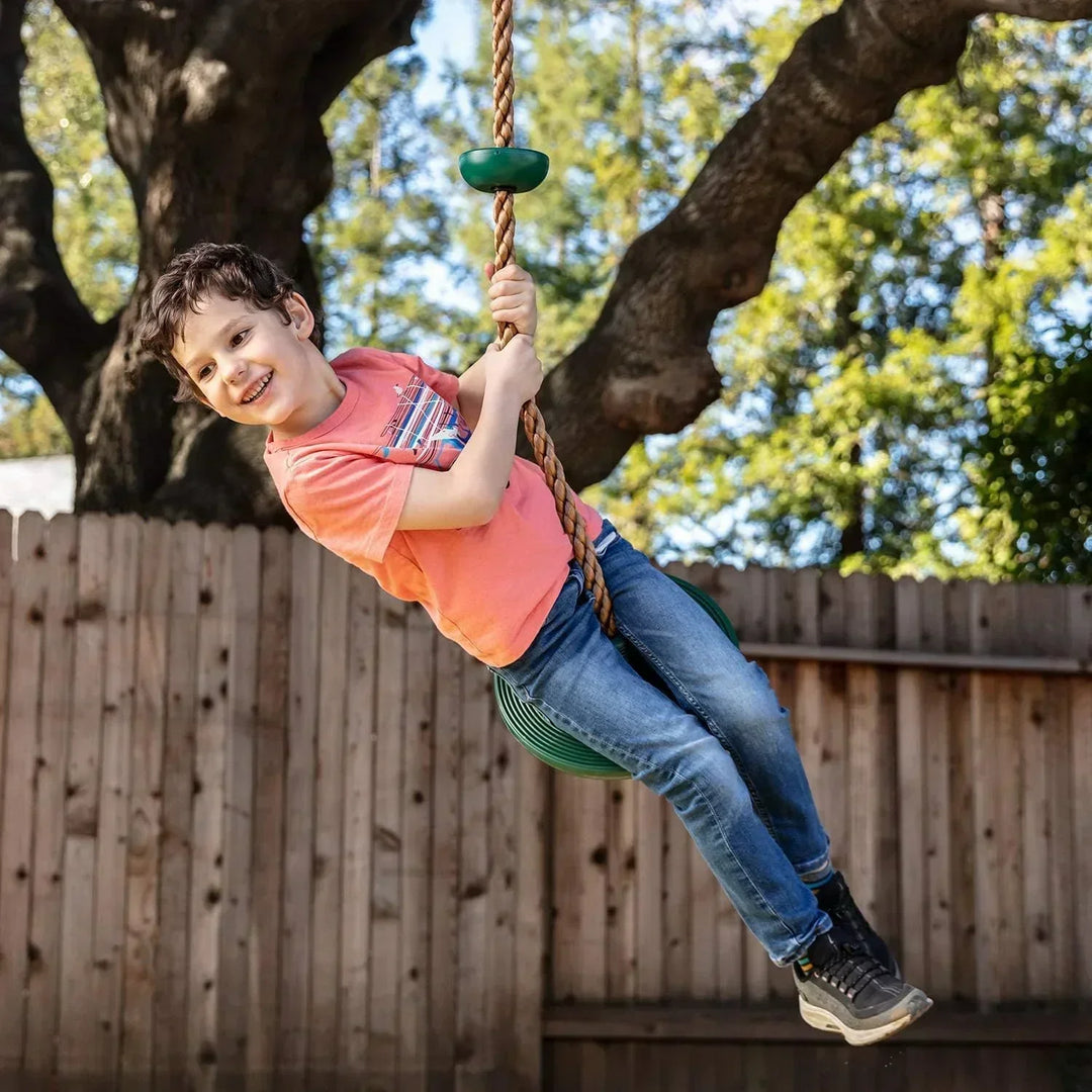 Climbing Rope and Garden Swing with Platform – JungleRope
