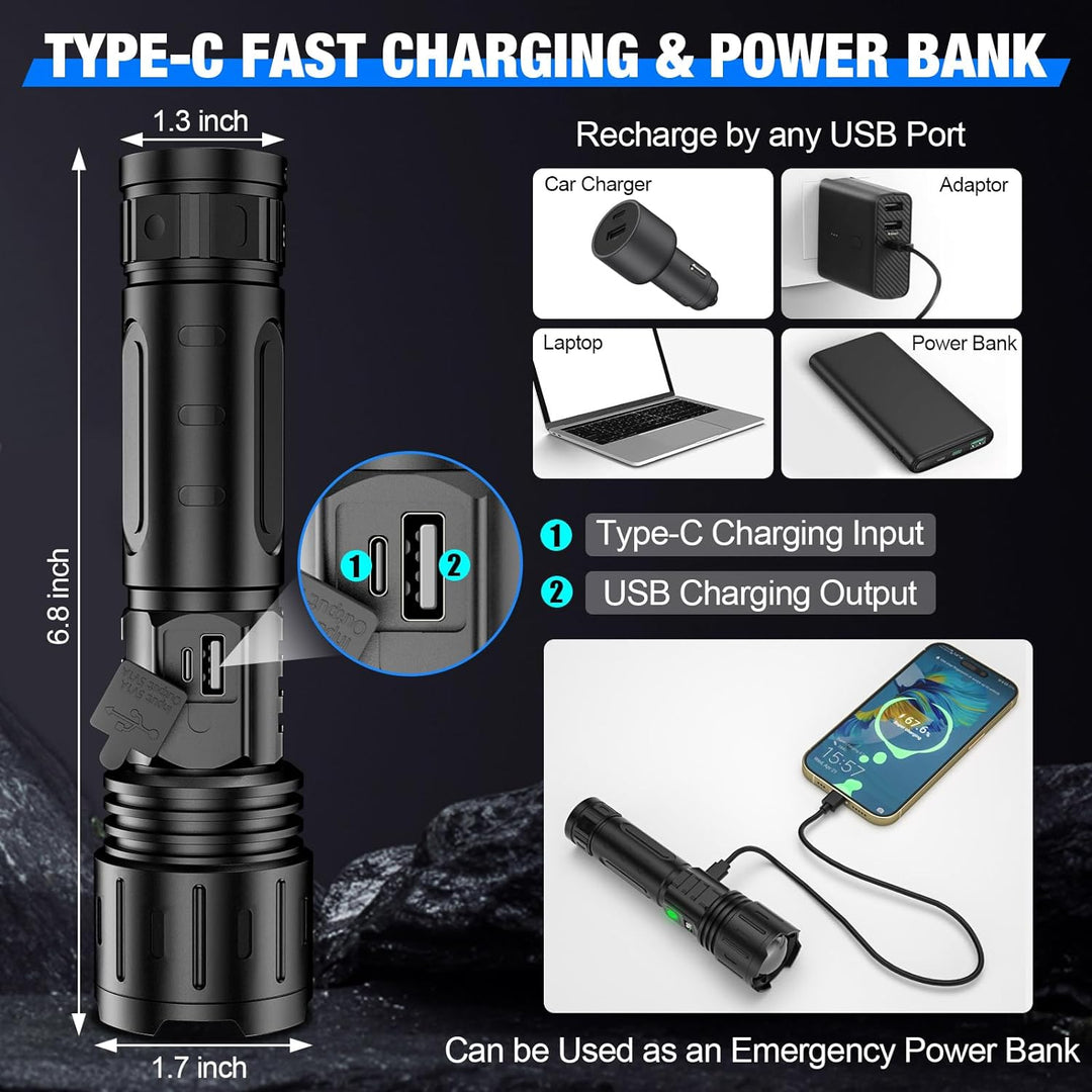 100000 Lumen Flashlight