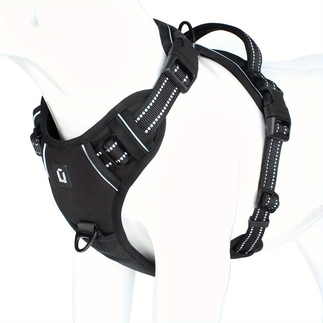 Reflective No-Pull Dog Harness – Easy Walking and Training with Handle