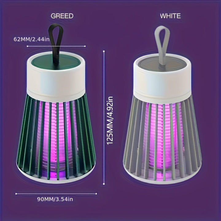 USB Rechargeable Bug Zapper – Quiet and Convenient for Indoor Use and Desks