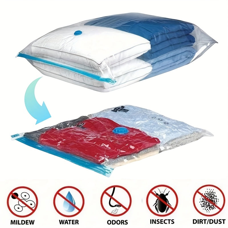 Extra Large Vacuum Storage Bag Set – Reusable, Waterproof and Space-Saving