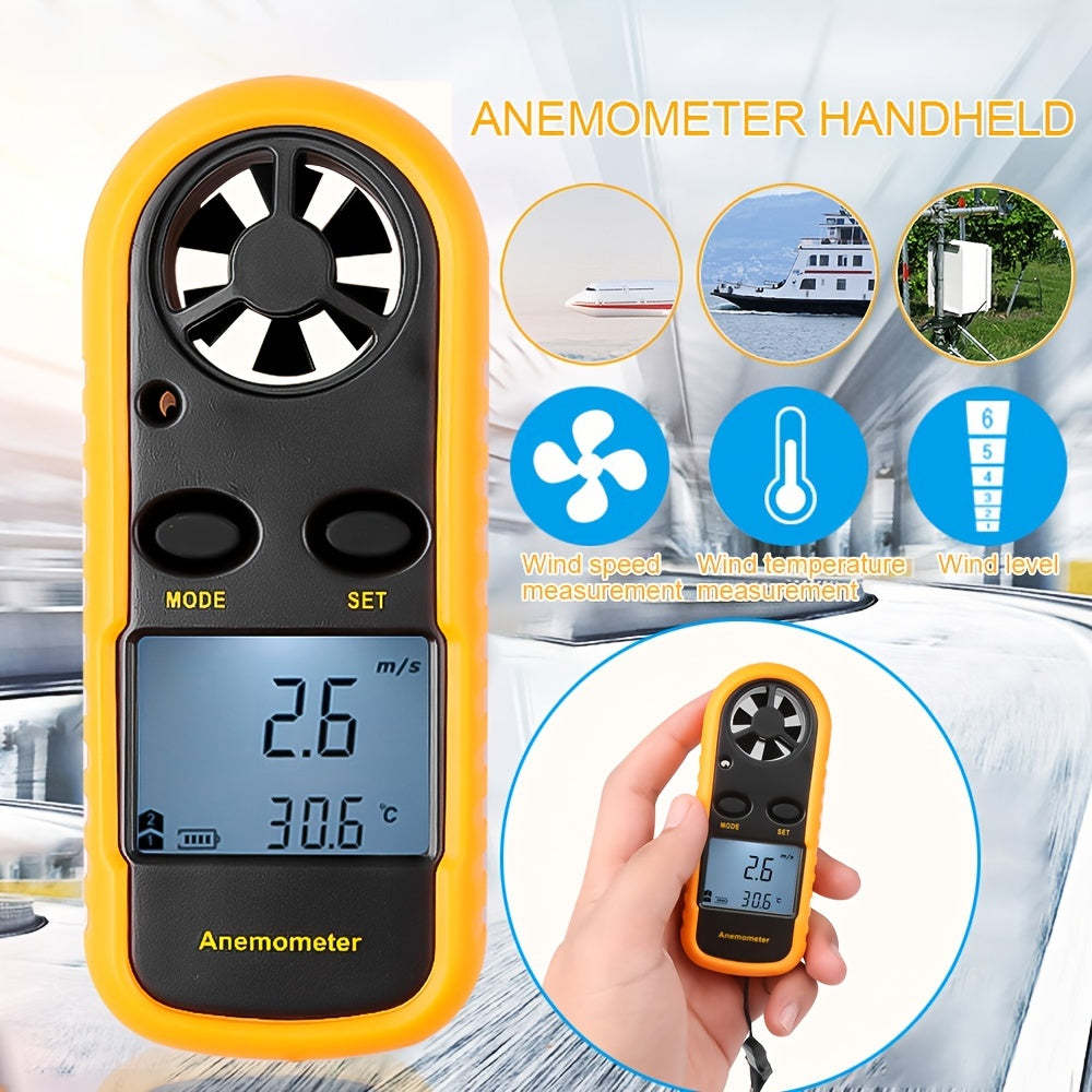 Compact Digital Anemometer – Portable and Precise for Outdoor Measurements
