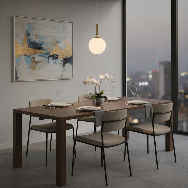 Golden Scandinavian Pendant Lamp