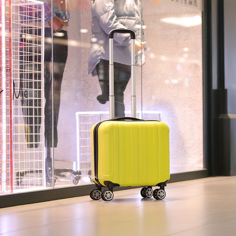 Elegant 18-Inch Suitcase – Cabin Hand Luggage with Silent Wheels and Sturdy Frame