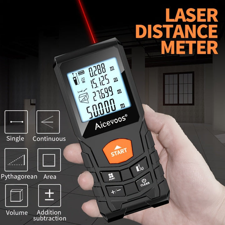 Compact Laser Measure – Precise and Rugged Measuring Tool