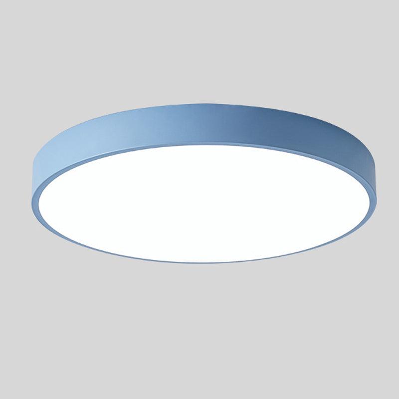 Nordic Macaron Round Wooden Ceiling Lamp