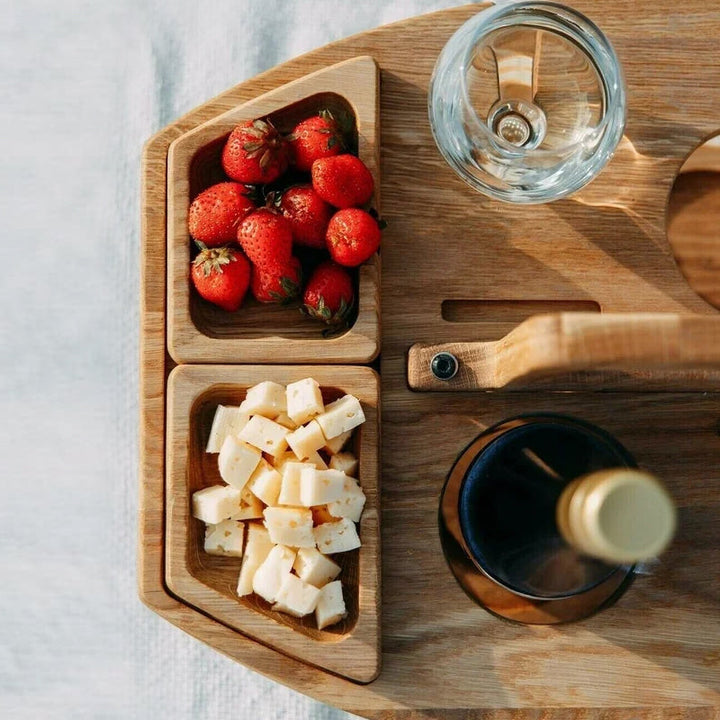 Foldable Wine Table – Enjoy Wine Anywhere
