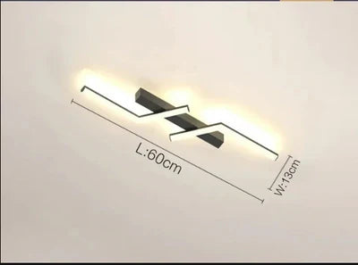 Modern LED Ceiling Lamp – Geometric Light