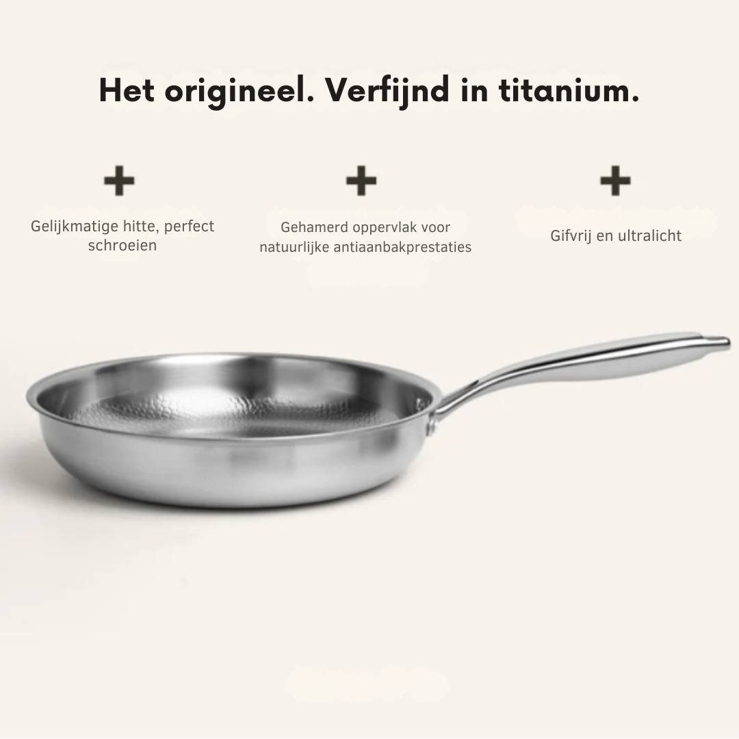 Titanium Wok with Flat Bottom – Sustainable and Safe Cookware for Healthy Cooking
