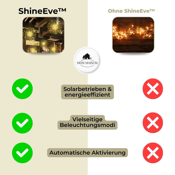 2+1 FREE | ShineEve - Solar-Powered Lights for Vibrant Evenings