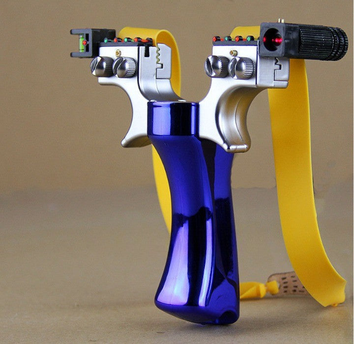 High-Precision Slingshot with Laser Lock