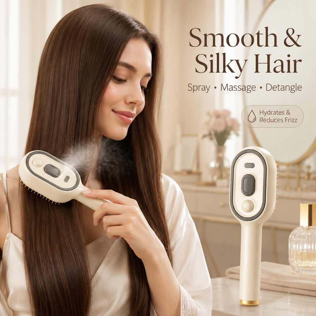 Spray Air Cushion Massage Comb for Smooth, Stress-Free Hair