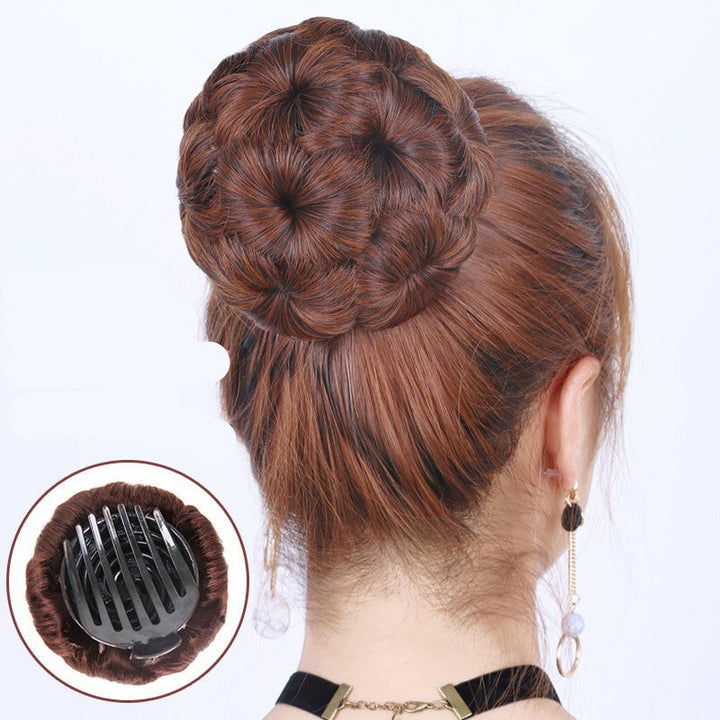 Blumenförmige Haarspange mit Extensions – Fiora