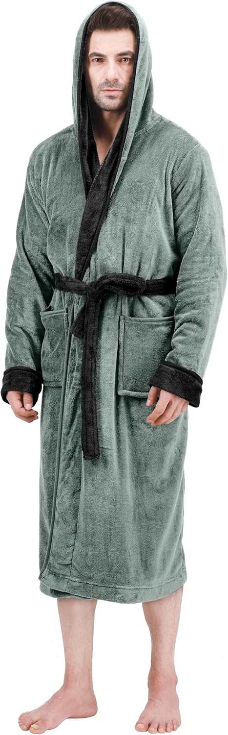 Comfortable Men's Fleece Dressing Gown - Harry