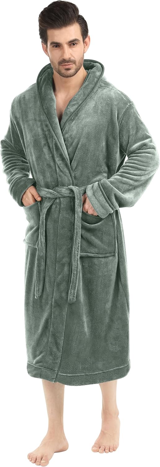 Comfortable Men's Fleece Dressing Gown - Harry