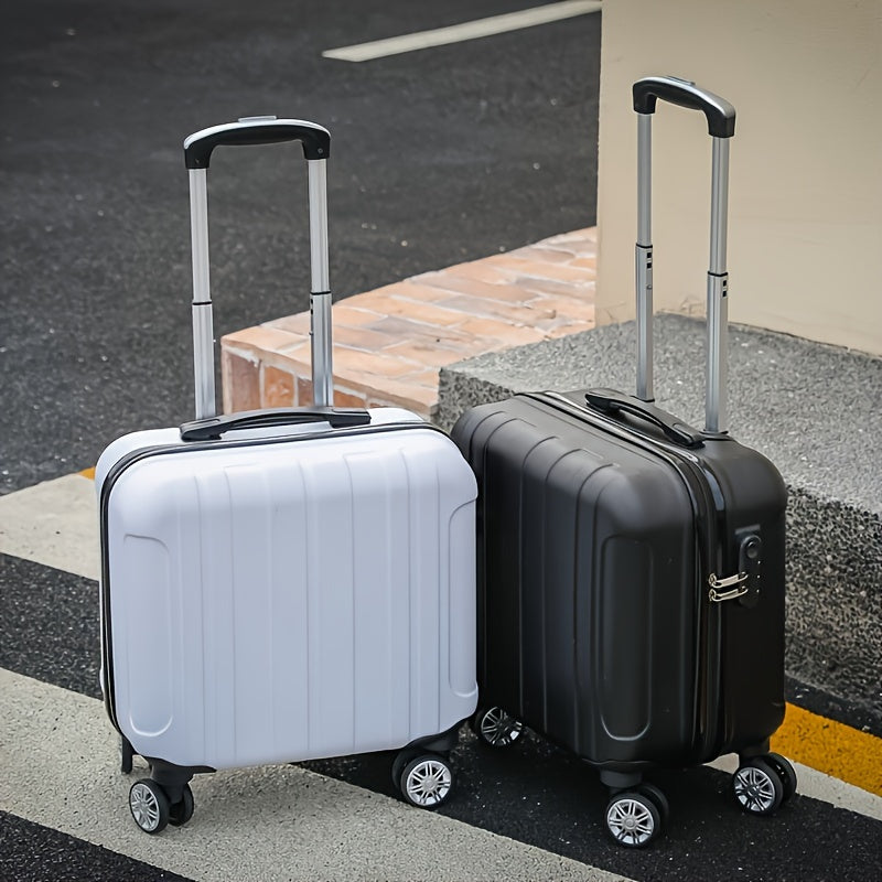 Elegant 18-Inch Suitcase – Cabin Hand Luggage with Silent Wheels and Sturdy Frame
