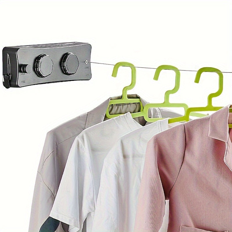 FlexiLine Double Retractable Clothesline for Heavy Loads - Compact, Space-Saving Design