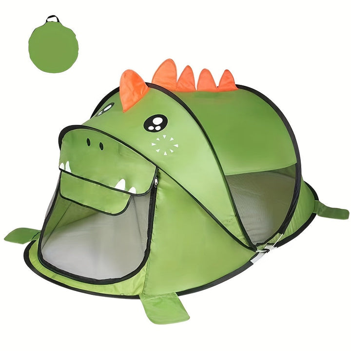Set Pop-up-Spielzelte für Kinder mit Dinosauriern, Haien und Bären mit UPF-50-Sonnenschutz – Atmungsaktiv und tragbar für Babys und Kleinkinder