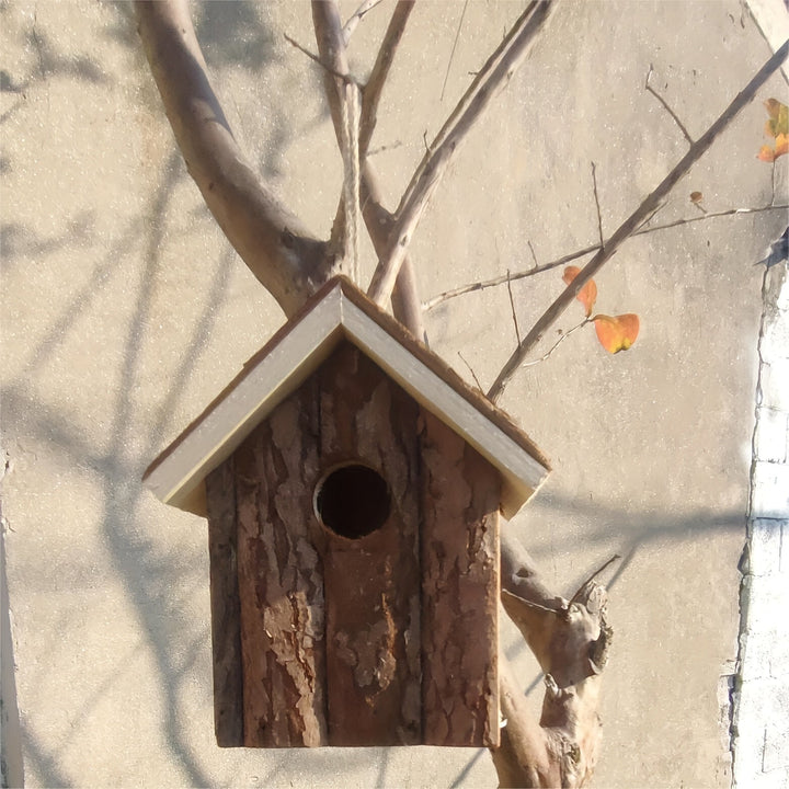 Rustic Wooden Bird House – A Cosy Home for Garden Birds