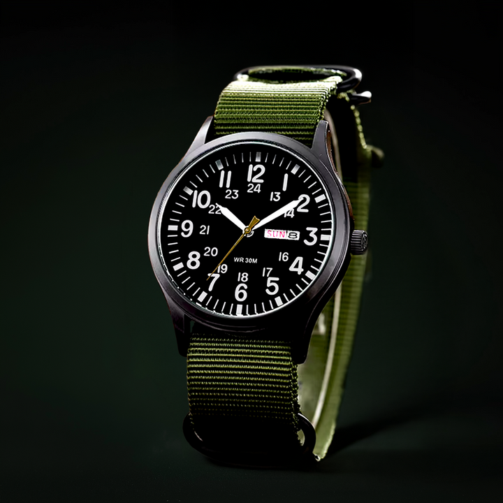 Men's Outdoor Watch – 100m Waterproof, Scratch-Resistant Sapphire Glass