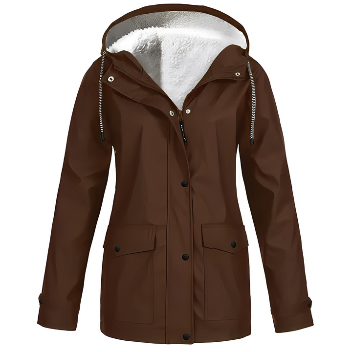 Fleece-Lined Women's Raincoat - WarmWarder
