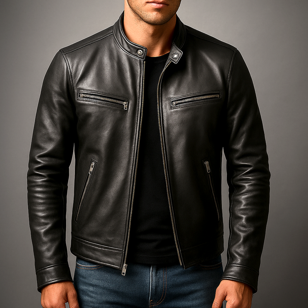 Men's Vintage Leather Jacket – Timeless Style, Top-Quality Craftsmanship