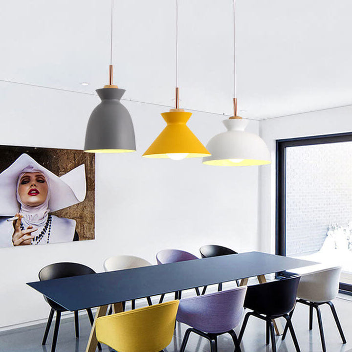 AuroraLite Nordic Kronleuchter | Design aus Metall | 1-Flammig | Moderne Farboptionen