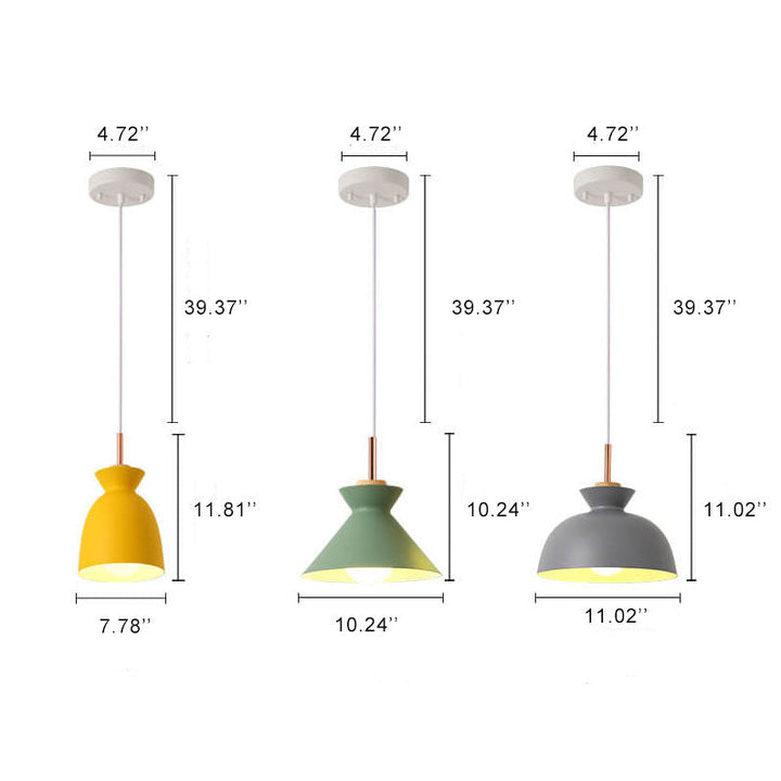 AuroraLite Nordic Kronleuchter | Design aus Metall | 1-Flammig | Moderne Farboptionen