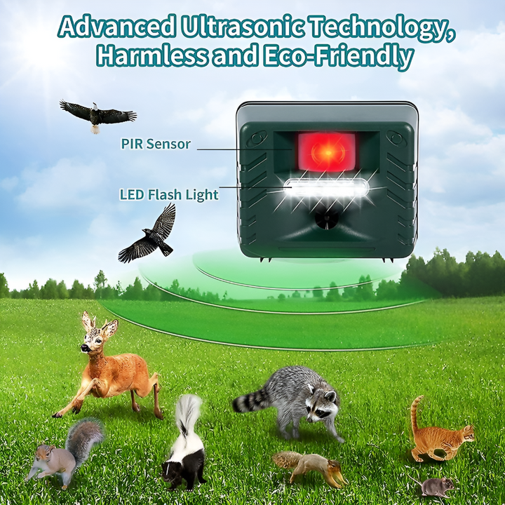 Woodpecker Ultrasonic Repeller for Effective Bird Control