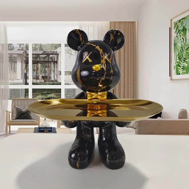 Decorative Storage Figure – Bruno the Table Bear