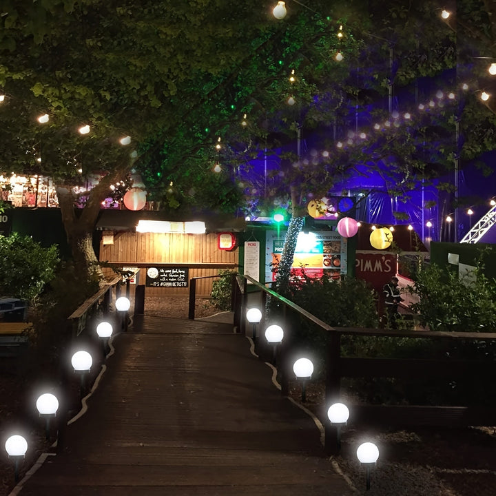Solar LED Garden Lights – Spherical Lighting for Paths and Gardens