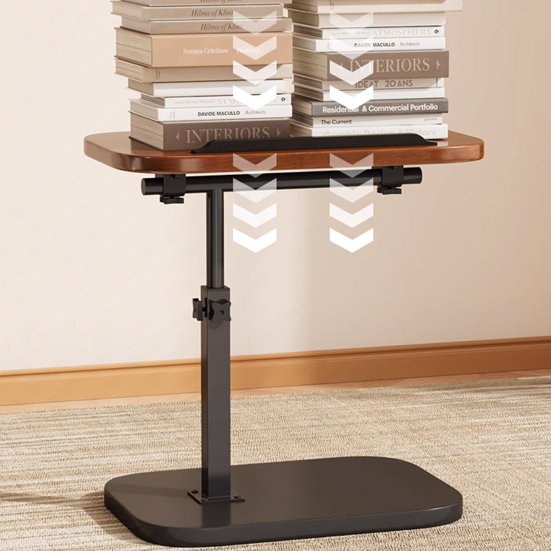 Height-Adjustable Rolling Laptop Desk with 360° Rotating Tabletop, 45–80 cm, 30 kg Load Capacity