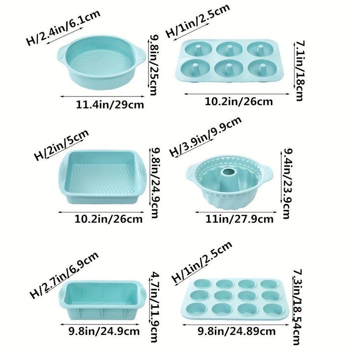 Complete Silicone Bakeware Set – Flexible, Durable and Easy to Use