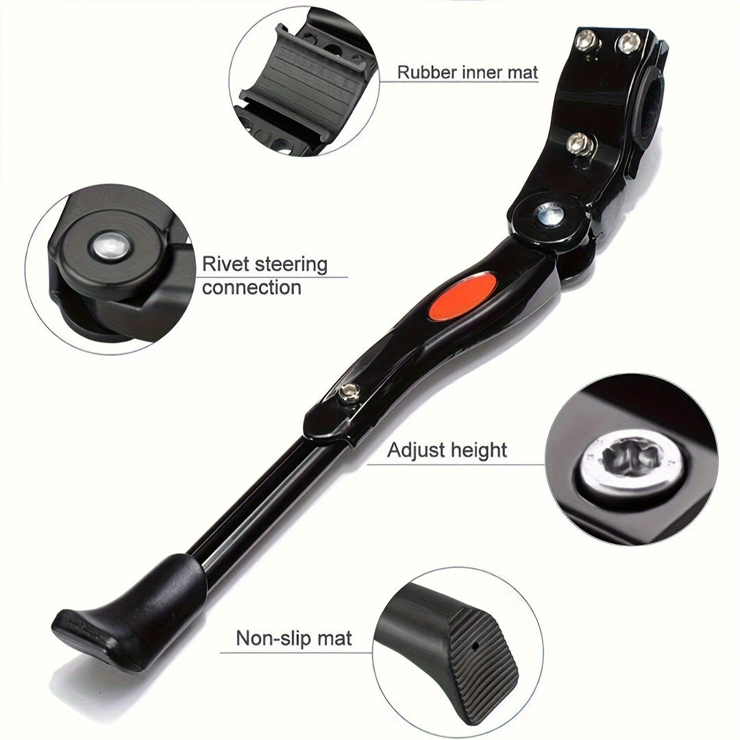 Adjustable Bike Stand – Sturdy Side Kickstand for Stable Parking