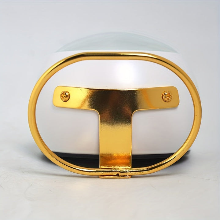 Nordic Silent Desk Clock – Luminous Hands and Metal Frame