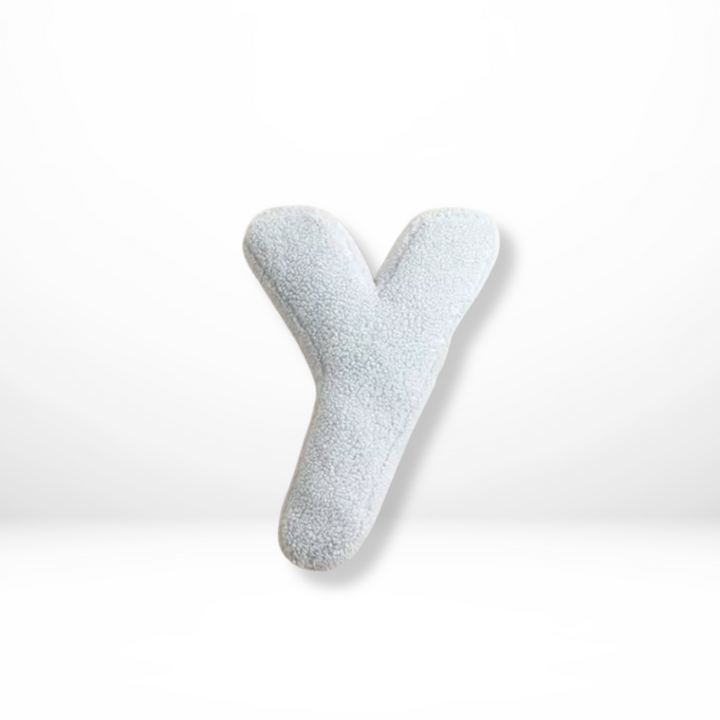 Avenia - Velvet Decorative Cushion with Letters from A to Z