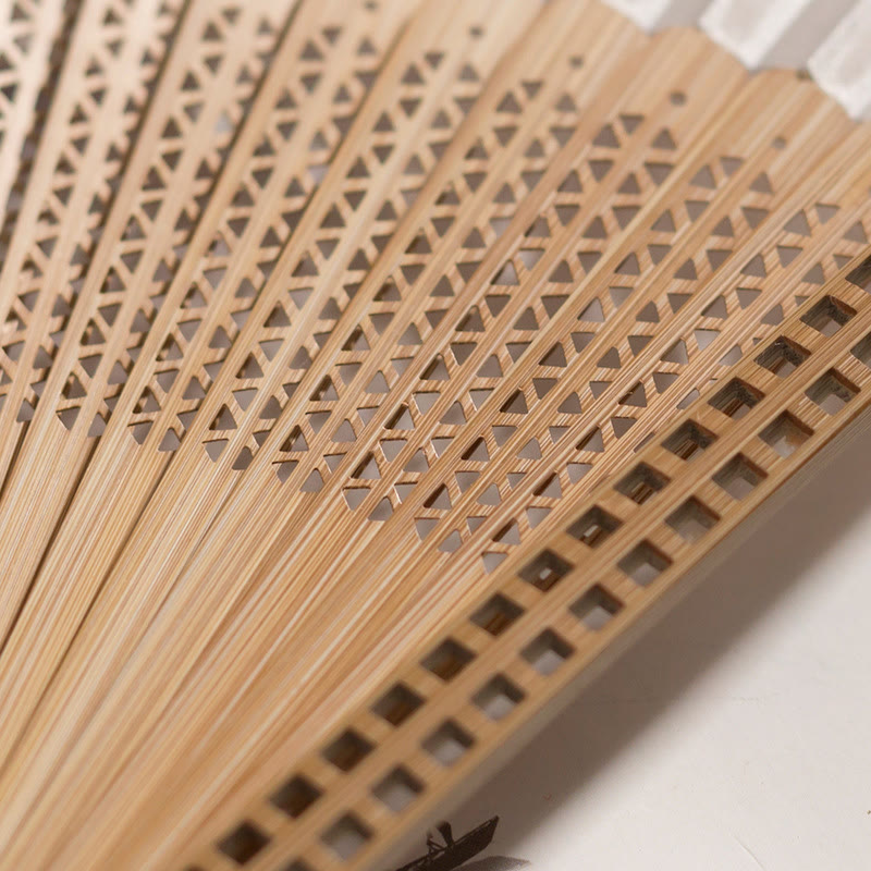 Bamboo Silk Fan