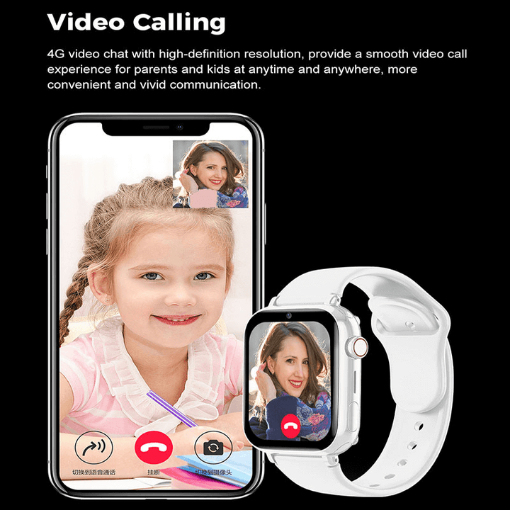 Kids' Safety Watch with 4G Video Calling and GPS Tracking