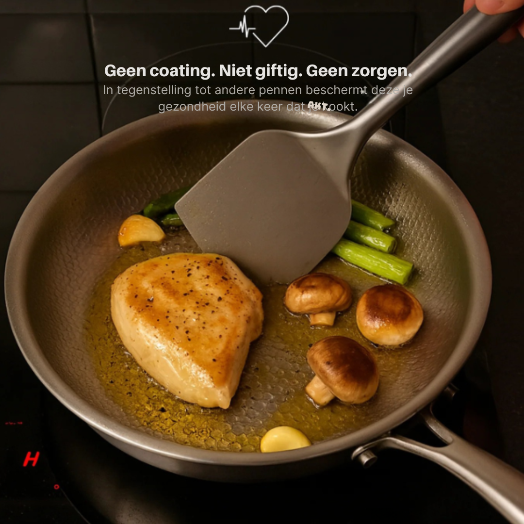 Titanium Cookware Set – Pot, Kitchen Utensils & Chopping Board | Essentials for a Sustainable Kitchen