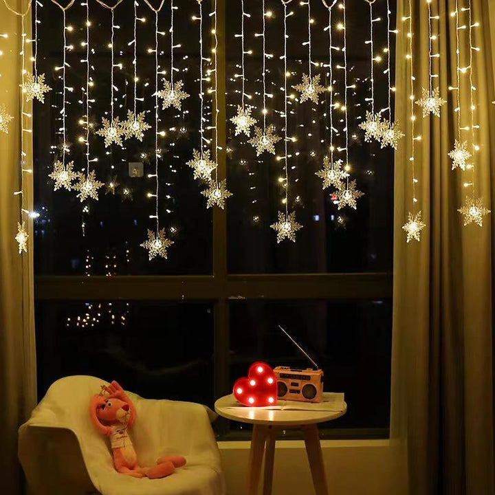LED Snowflake Fairy Lights | Indoor & Outdoor