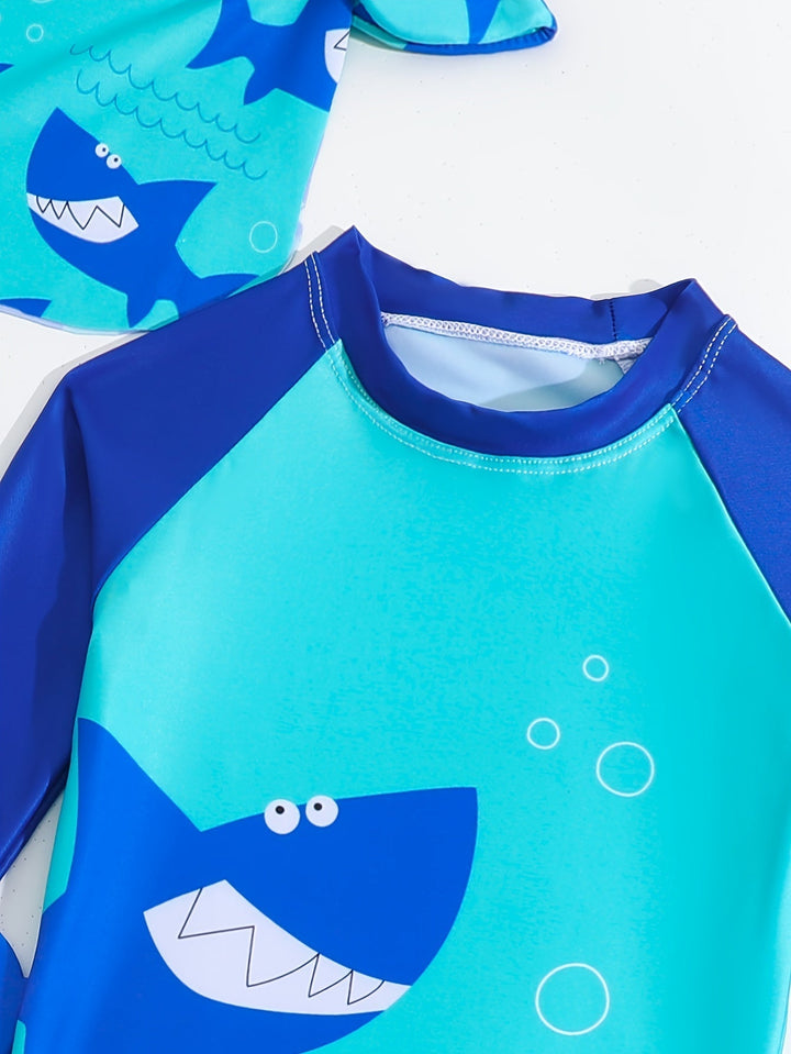 3-Piece Kids' Swimwear Set – Comfortable and Sun-Protective